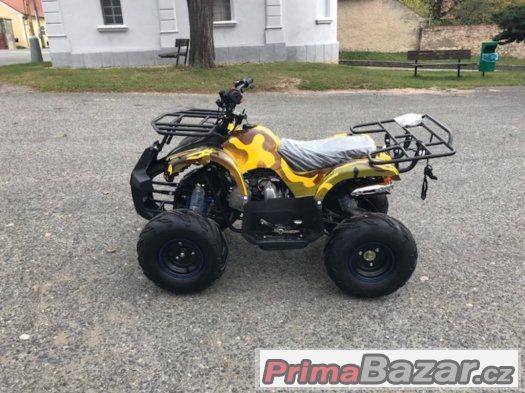 Dětská čtyřkolka Hummer 125cc -žlutý maskáč – fotografie 2