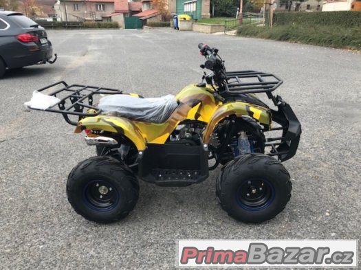 Dětská čtyřkolka Hummer 125cc -žlutý maskáč – fotografie 4