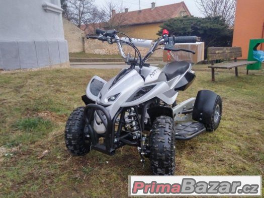 Dětská čtyřkolka 49cc Dragon 4" - stříb – fotografie 1