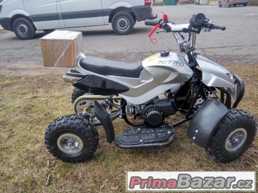 Dětská čtyřkolka 49cc Dragon 4" - stříb – fotografie 4
