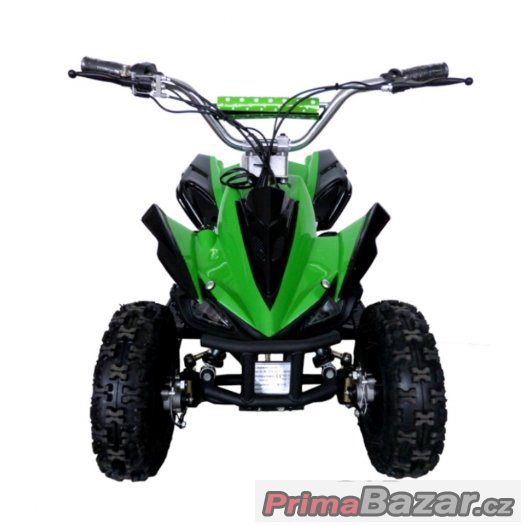 Dětská elektro čtyřkolka Racer 800w -zelená – fotografie 4