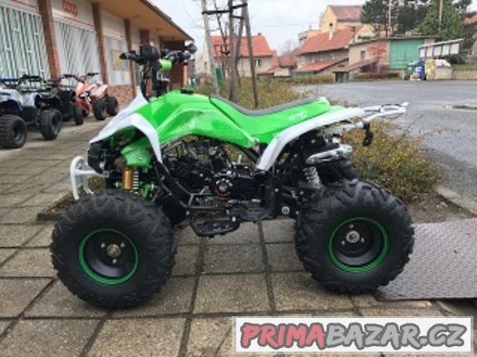 Dětská čtyřkolka Panthera 125cc DO, brzdy hydr.,zelená – fotografie 3