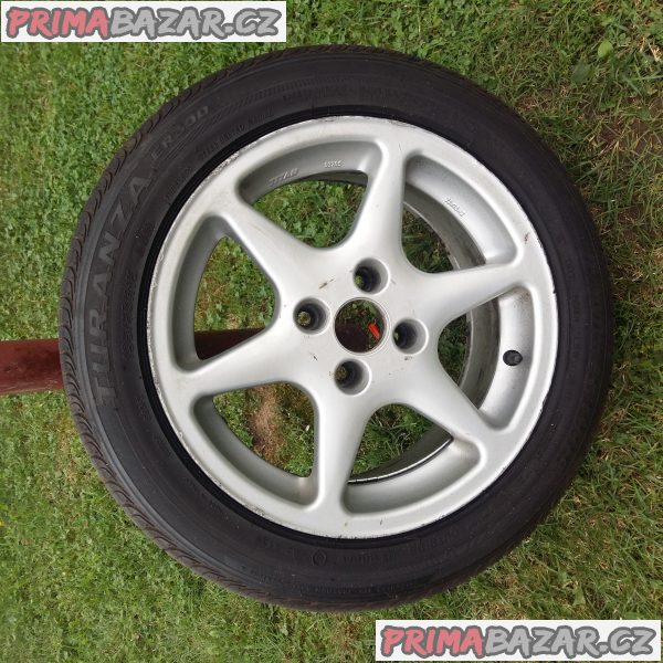 Letní Sada Alu Kola 4x100 195/55 R15 Bridgestone