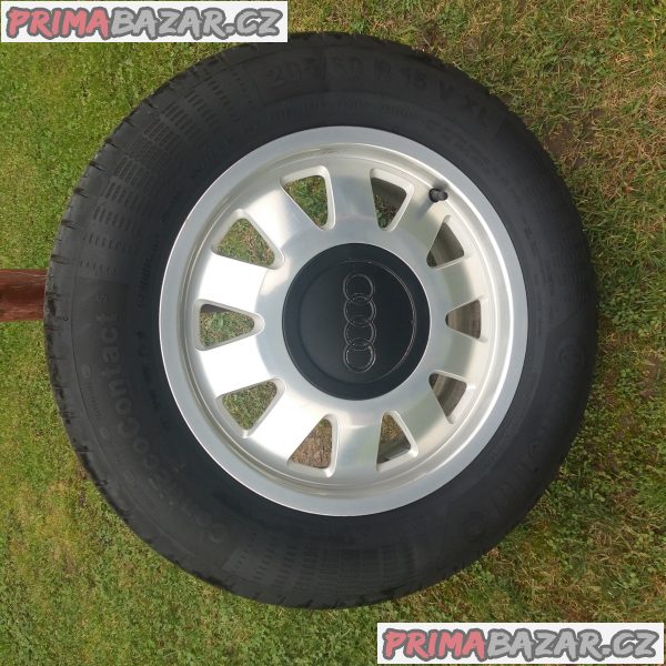 Zánovní Letní Sada Alu kola 5x112 205/60 R15 XL Continental