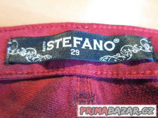 Vínové džíny zn. Stefano – fotografie 3