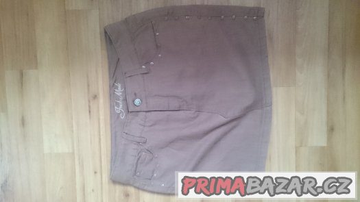 Prodám hnědou džínovou sukni zn. Fresh Made – fotografie 1