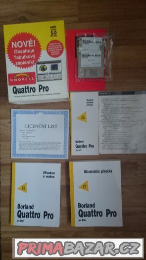 Prodám retro software Quattro Pro, verze 5.0 – fotografie 4
