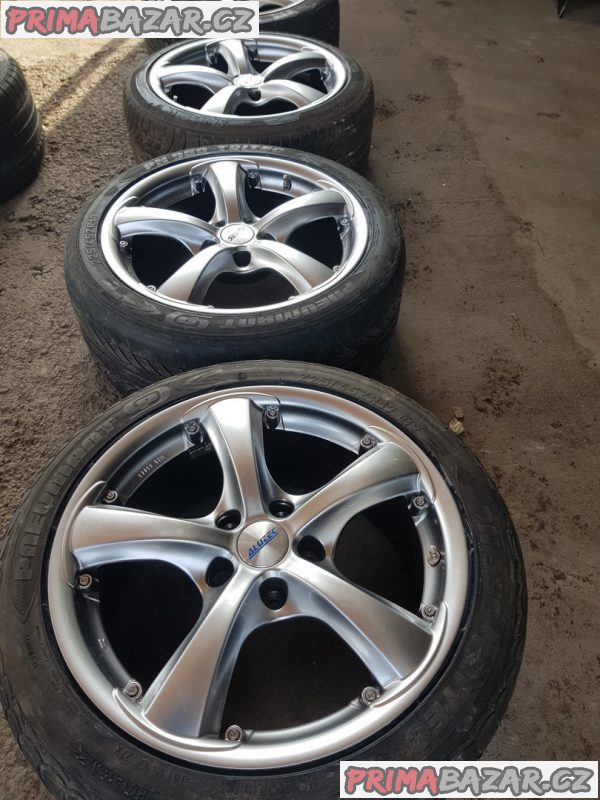 Zánovní alu kola elektrony Alutec 5x112 8jx17 et35