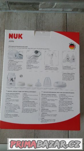 NUK JOLIE manuální odsávačka mateřského mléka – fotografie 1