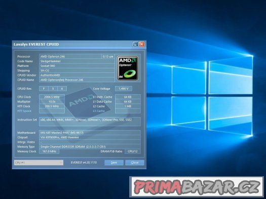 AMD Opteron 246, sc.940 – fotografie 1