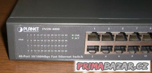 48-Port Fast Ethernet Switch PLANET FNSW-4800 – fotografie 3