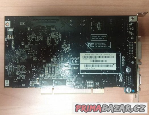 ATi Radeon 7000, PCI (D-Sub, DVI, S-Video, pasiv) – fotografie 2