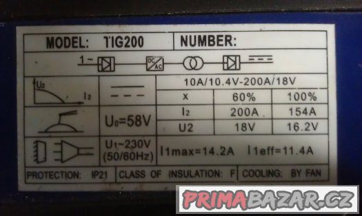 Tig 200A – fotografie 3