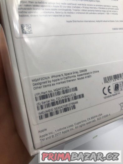 iPhone X 256GB černý - nový - Vodafone 2r záruky – fotografie 5