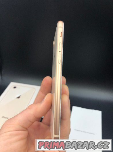 iPhone 8 64GB Gold, stav nového - CZ záruka – fotografie 4