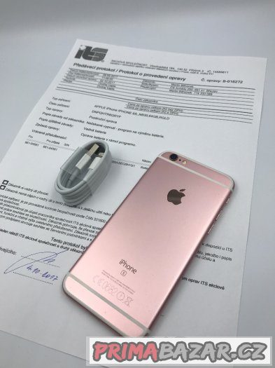 Apple iPhone 6s 64GB Růžově zlatý - nová originál baterie – fotografie 1