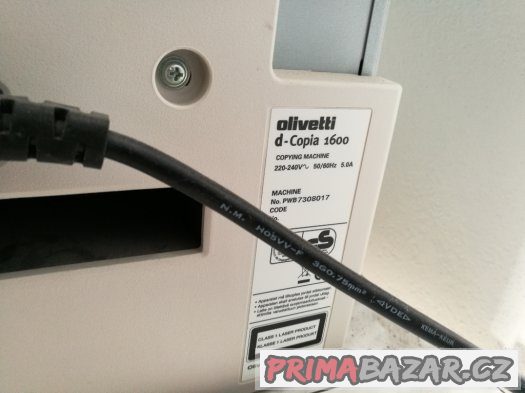OLIVETTI D-COPIA 1600 MULIFUNKČNÍ TISKÁRNA – fotografie 3