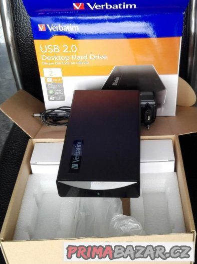 Verbatim USB 2.0 Desktop Hard Drive Externí HDD 2TB – fotografie 1