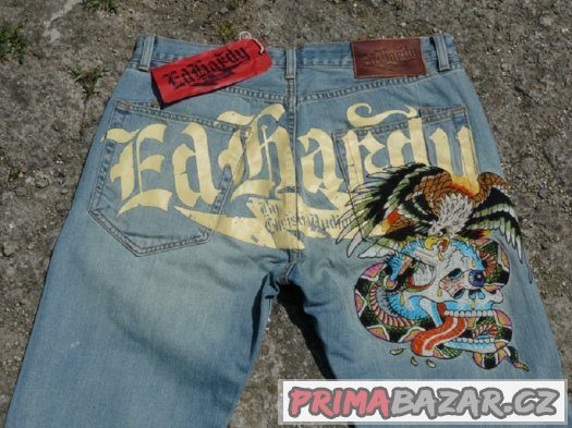 Pánské rifle ED HARDY Eagle Strike - vel. 32/34 – fotografie 1