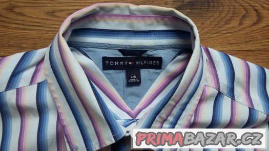 Pánská formální košile TOMMY HILFIGER - velikost L/G – fotografie 4