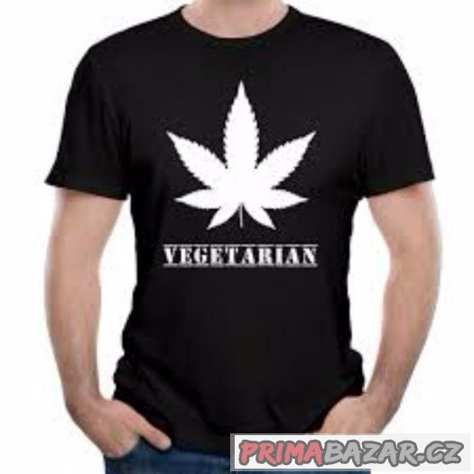 Zcela nové triko Weed Vegetarian Xl – fotografie 1