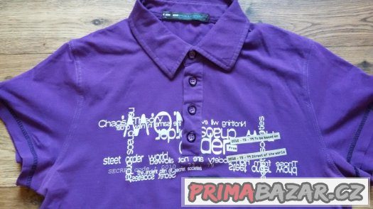 Pánské slim-fit polo PULLTONIC - velikost M – fotografie 2
