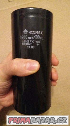 Kondenzátor 400 VDC 8200uF – fotografie 2