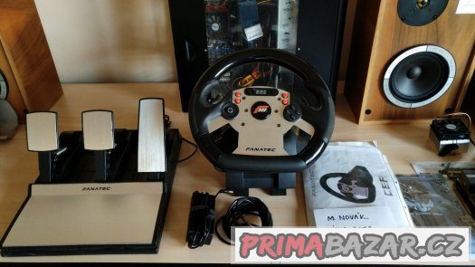 Volant Fanatec CSR + pedály CSR (tuhost, poloha) Windows 10 – fotografie 1