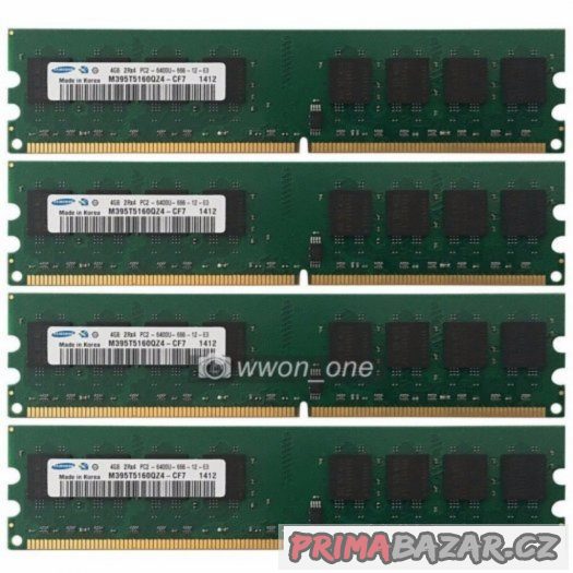 4 x 4GB paměti DDR2 800MHZ pro AMD – fotografie 1