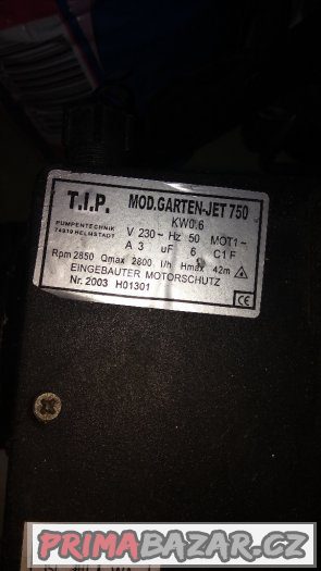 Německé čerpadlo T.I.P – fotografie 2