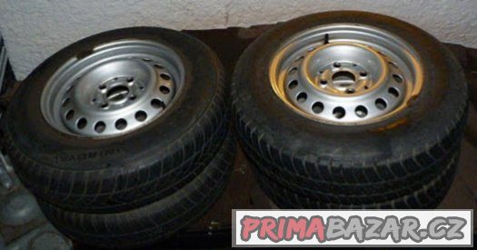 LETNÍ SADA 4 KOL ŠKODA155/80R13 5,5J 4x100x57 – fotografie 1