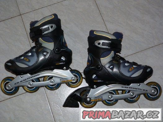 KVALITNÍ IN-LINE ALU BRUSLE SALOMON 38/5/24 PC 2990.- – fotografie 1