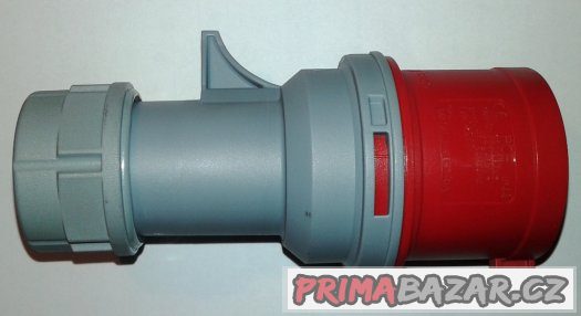Třífázová vidlice - 5 pólová, 32A / 400V, krytí IP 44, TT – fotografie 1