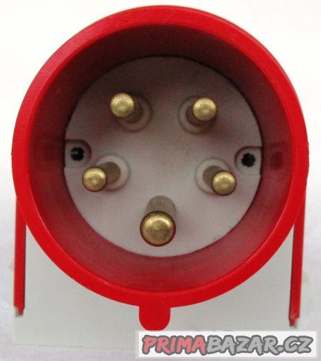 Třífázová přívodka - 5 pólová, 16A / 400V, krytí IP 44 – fotografie 5