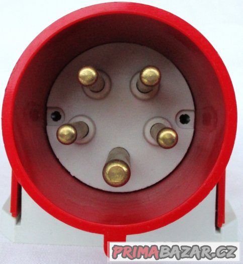 Třífázová přívodka - 5 pólová, 32A / 400V, krytí IP 44 – fotografie 4