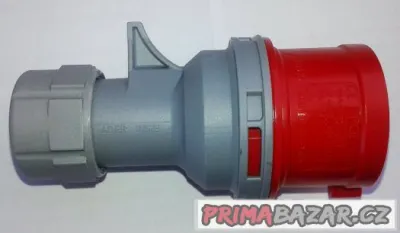 Třífázová vidlice - 5 pólová, 16A / 400V, krytí IP 44, TT
