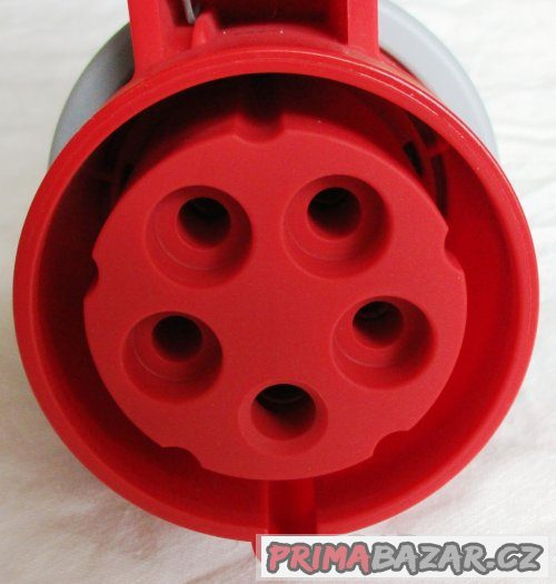 Třífázová zásuvka - 5 pólová, 32A / 400V, krytí IP 44, TT – fotografie 4