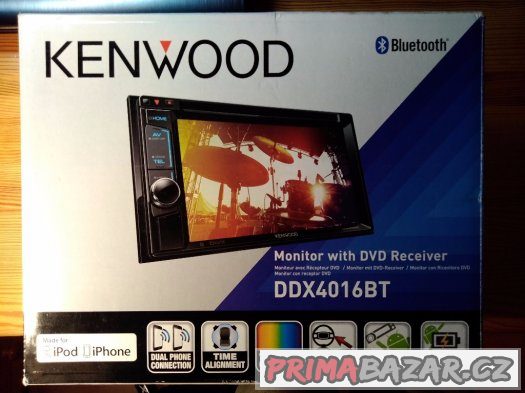 2DIN autorádio Kenwood DDX4016BT – fotografie 2