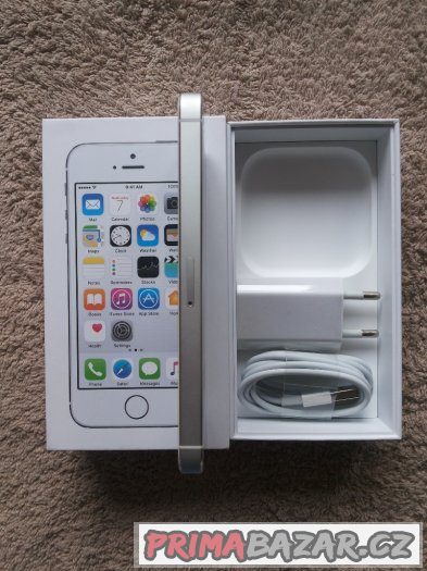 Apple iPhone 5S 16GB Silver, pěkný, záruka – fotografie 3