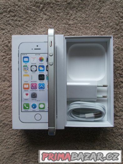 Apple iPhone 5S 16GB Silver, pěkný, záruka – fotografie 4