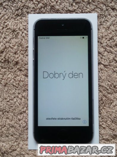Apple iPhone 5S 32GB Černo šedý, záruka, krabice – fotografie 2