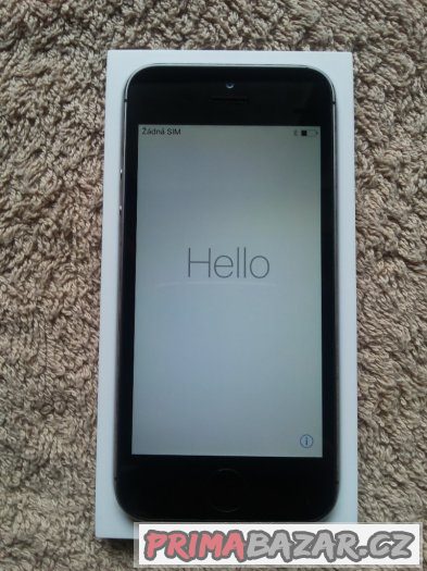 Apple iPhone 5S 32GB Černo šedý, záruka, krabice – fotografie 3