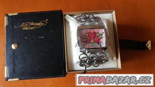 Originální hodinky ED Hardy v krásném balení – fotografie 1