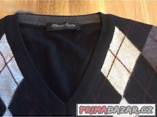 Luxusní svetr (pulover), merino vlna – fotografie 2