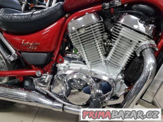 Suzuki vs 800 intruder krasny ako novy 1993 roku 17000km – fotografie 2
