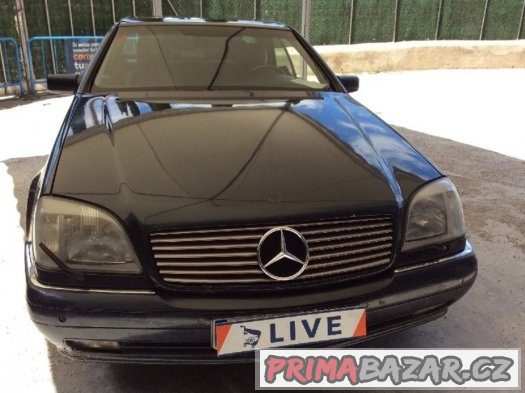 MECMEDES SEC 500 v8 mamut W140- coupe 235kw rok 2/1998 – fotografie 4