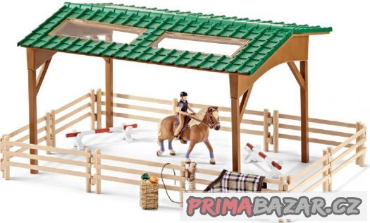 Schleich jezdecký areál s koněm a příslušenstvím – fotografie 3