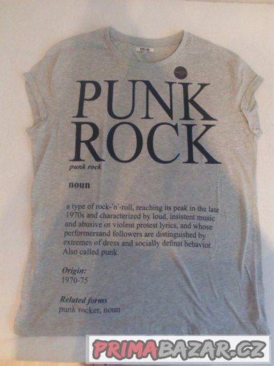Tričko PUNK ROCK – fotografie 1