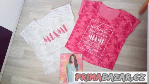 Set triček MIAMI - velikost L (44/46) – fotografie 1