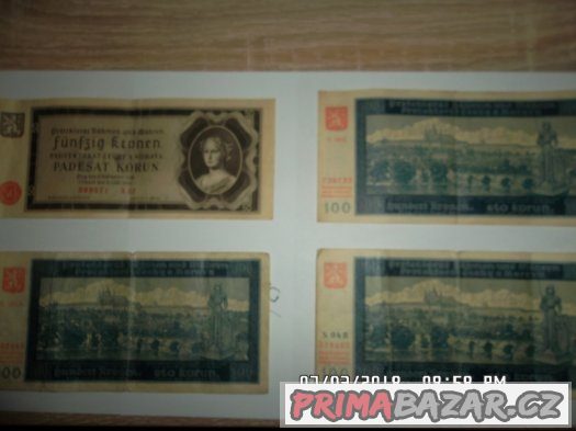 Prodam  bankovky 50 a 100 – fotografie 1
